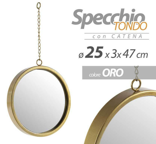 Specchio pendente con - pendente, catena
