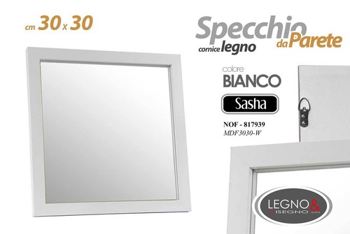 Specchio parete cornice - cornice, legno