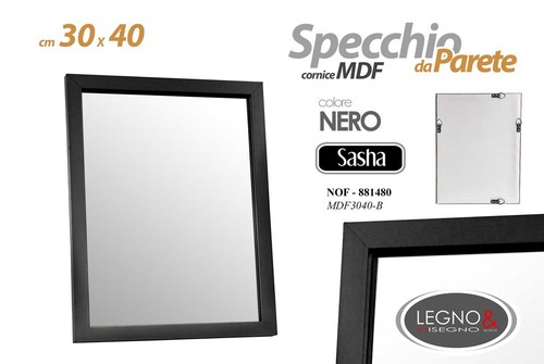 Specchio parete cornice - specchio, da