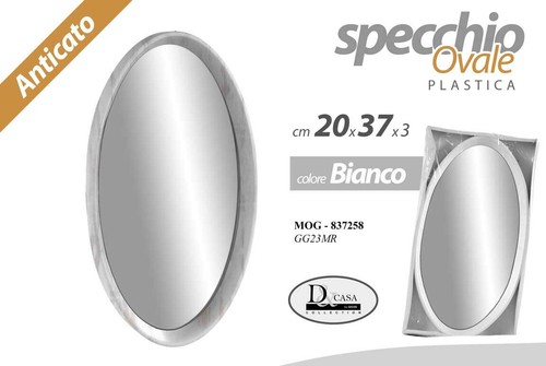 Specchio parete ovale - da,