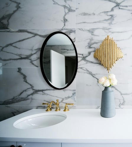 Specchio ovale 84x54 - ovale, non