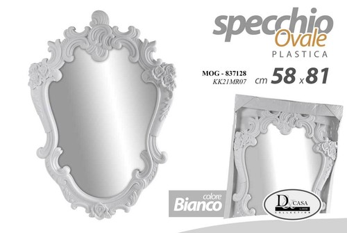 Specchio parete 58 cm - specchio,
