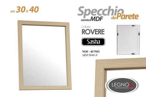 Specchio parete cornice - specchio, 40*30