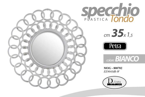 Specchio parete tondo - specchio, da