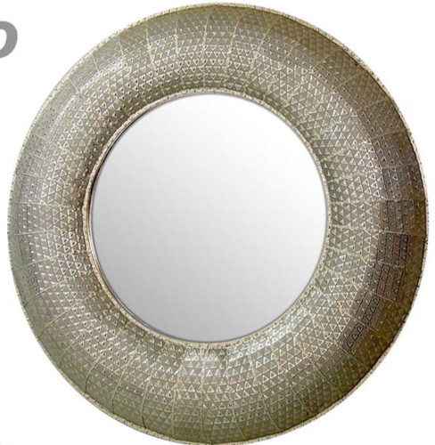Specchio parete tondo in - parete,
