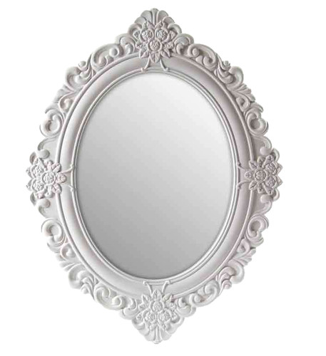 Specchio parete ovale cornice - parete,
