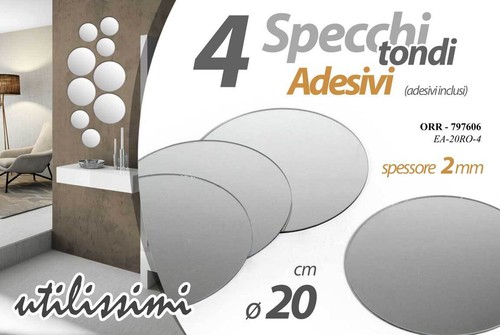 Specchi adesivi rotondi - specchi,